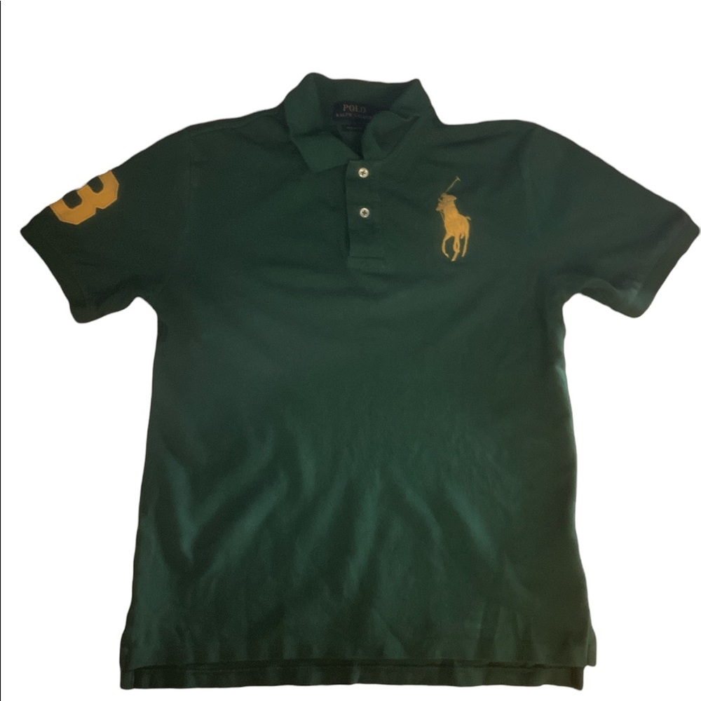 Boys 14-16 Green polo Ralph Lauren- fits a kids large/ mens xs